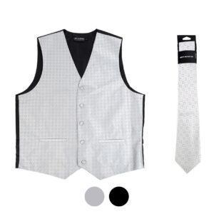 Grey Vest / Tie