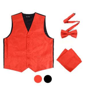 Red Vest/ Bow
